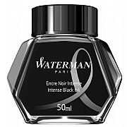 Vidro de Tinta Waterman Negro S0110710